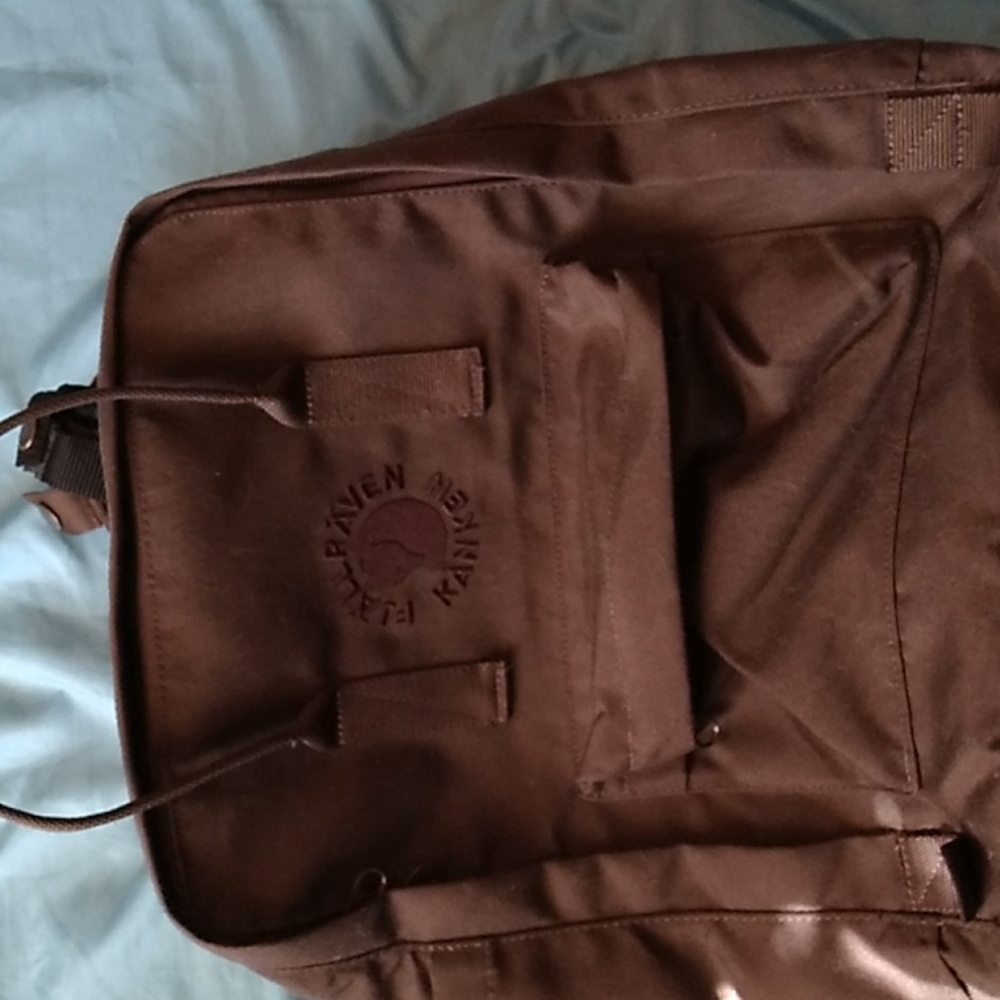 Fjällräven Re-Kånken Backpack in color "Dark Olive"